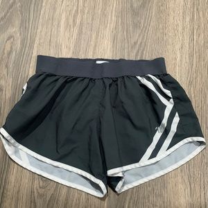 Varsity Gray and White Cheer Shorts